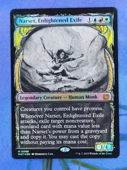 1x FOIL SHOWCASE Narset, Enlightened Exile, NM, MAT, Magic: the Gathering, MtG - Image 1
