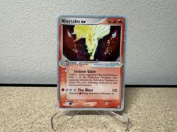 2004 POKEMON EX HIDDEN LEGENDS #96/101 NINETALES EX HOLO ULTRA RARE - Image 1