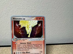 2004 POKEMON EX HIDDEN LEGENDS #96/101 NINETALES EX HOLO ULTRA RARE - Image 4
