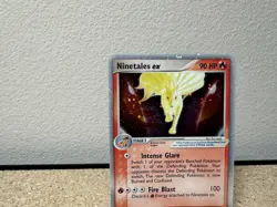 2004 POKEMON EX HIDDEN LEGENDS #96/101 NINETALES EX HOLO ULTRA RARE - Image 5