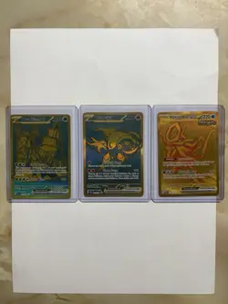 Pokemon TCG Secret Rare Cards Set of 3 (Walking wake, Chi-Yu, Who-Chien) - Image 1