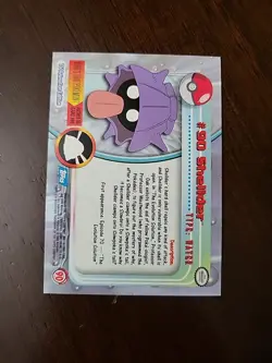 VLP! #90 Shellder Silverfoil TOPPS Series 2 Blue Logo Pokemon TCG - Image 2