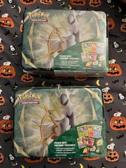 Pokemon Spring 2022 Collector Chest English, Sealed, Arceus Lunchbox Tin - Image 1