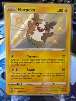 Pokemon TCG English Morpeko SV044/SV122 Shining Fates: Shiny Vault Holo NM - Image 3