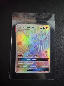 Pokemon TCG Card Blaziken GX (Secret) #170/168 SM - Celestial Storm - Image 1
