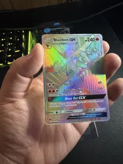 Pokemon TCG Card Blaziken GX (Secret) #170/168 SM - Celestial Storm - Image 3