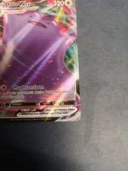 Ditto VMAX 051/072 Shining Fates Ultra Rare Full Art Holo Pokemon Card Ink Error - Image 5