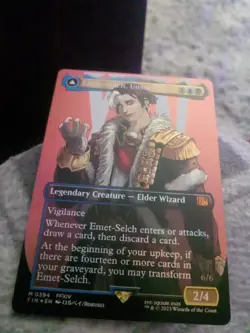 Magic: The Gathering Final Fantasy FFXIV Emet-Selch Unsundered Foil Mythic Card - Image 2