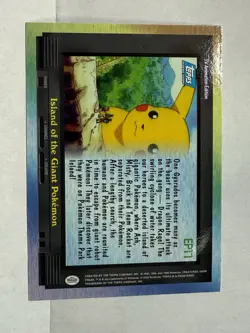 Pokemon Topps Episode Card #EP17 Island of the Giant Pokemon - Image 2