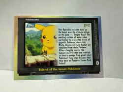 Pokemon Topps Episode Card #EP17 Island of the Giant Pokemon - Image 2