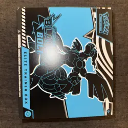 Black Bolt Elite Trainer Box: Card Sleeves, Booklet, Art [ETB contents] - Image 1