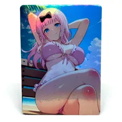 Love is War Chika Fujiwara Goddess Anime Waifu ACG Foil Card - Image 1