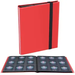 JIQEZNL Upgraded 9 Pockets Trading Card Collection Binder 360 Book Holder Al... - Image 1