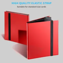 JIQEZNL Upgraded 9 Pockets Trading Card Collection Binder 360 Book Holder Al... - Image 2
