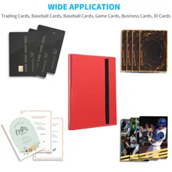 JIQEZNL Upgraded 9 Pockets Trading Card Collection Binder 360 Book Holder Al... - Image 5