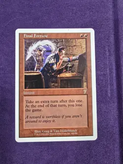 MTG Final Fortune 7th Edition Regular Card Near Mint Condition - Image 1