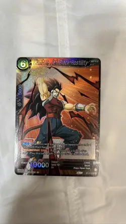 DBS Card Game Cumber, Jet Black Hostility BT22-130 R Foil Critical Blow - Image 1