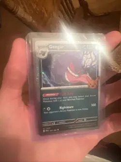 Pokemon TCG Gengar Trick or Trade Halloween Holo Promo Rare Card 057/091 - Image 1