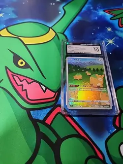 Pokemon Card Ditto Cgc Gem Mint 10 Japanese 197/172ar - Image 1
