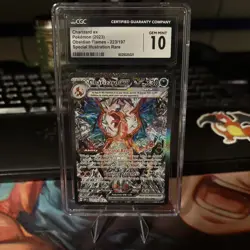 Obsidian Flames Charizard ex SIR 223/197 CGC 10 GEM MINT Pokemon Card - Image 1