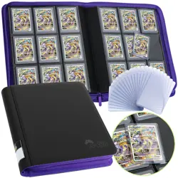 FunGuys Toploader Binder Trading Card Binder Storage 252 9 Pocket Top Loader - Image 1