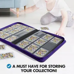 FunGuys Toploader Binder Trading Card Binder Storage 252 9 Pocket Top Loader - Image 5