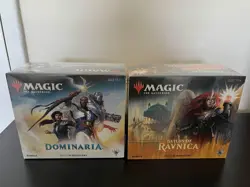 Magic The Gathering Dominaria + Guilds of Ravnica Sealed Bundle Fat Packs MTG - Image 1