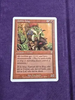 "Goblin King" - 7th Edition - Rare - MAGIC THE GATHERING MTG (190/350) - Image 1