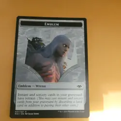 Wrenn and Six Soldier DOUBLE SIDED Emblem Token x1 Modern Horizons 1x MTG - Image 1