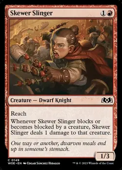 Skewer Slinger - Wilds of Eldraine WOE - MTG - NM Magic - 149 C - Image 1