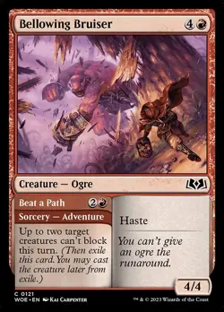 Bellowing Bruiser - Wilds of Eldraine WOE - MTG - NM Magic - 121 C - Image 1