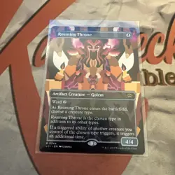 MTG Roaming Throne (Borderless) The Lost Caverns of Ixalan Regular #0344 - Image 1