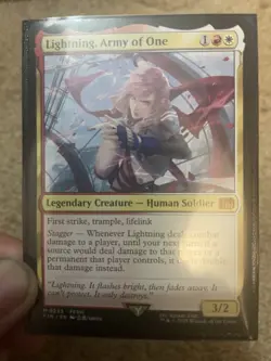 2025 MTG Final Fantasy Lightning, Army of One #233 Non Foil - Image 1