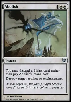 Abolish - Light Play MTG Duel Decks: Elspeth vs Tezzeret - Image 1