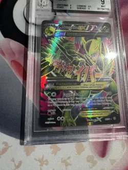 2015 Pokemon XY Ancient Origins #85 Full Art M Sceptile EX UR BGS 9 Mint 85/98 - Image 3