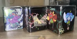 Pokemon Stacking Tins (Q1 2025) Treasures of Ruin Factory Sealed Full Set of 3 - Image 2