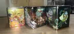 Pokemon Stacking Tins (Q1 2025) Treasures of Ruin Factory Sealed Full Set of 3 - Image 4