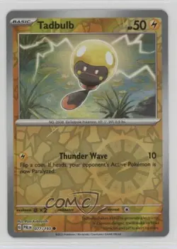 Tadbulb Reverse Foil Pokemon SV02: Paldea Evolved #077 - Image 1