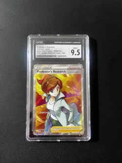 Professor's Research Full Art CGC - SWSH152 Sword & Shield Promo NM Pokemon TCG - Image 1