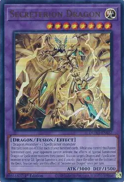 Secreterion Dragon DUAD-EN037 Duelist's Advance 1st Edition Ultra Rare NM Yugioh - Image 1