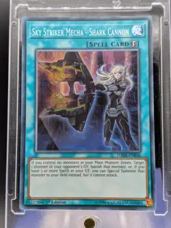 Sky Striker Mecha - Shark Cannon Secret Rare DASA-EN036 LP/NM Yugioh Card - Image 1