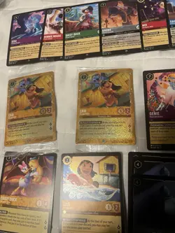 Lorcana Rare 80 Card Lot - 52 Rares, 22 Super Rare, 4 Legendary, 2 Gold Promos - Image 2