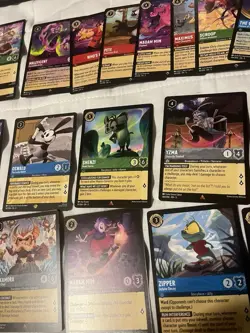 Lorcana Rare 80 Card Lot - 52 Rares, 22 Super Rare, 4 Legendary, 2 Gold Promos - Image 4