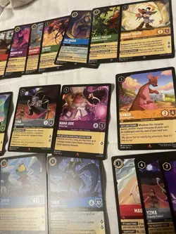 Lorcana Rare 80 Card Lot - 52 Rares, 22 Super Rare, 4 Legendary, 2 Gold Promos - Image 5
