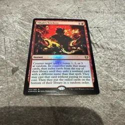 Tibalt's Trickery Kaldheim Foil Rare Card 153/285 MTG Magic: The Gathering NM - Image 1