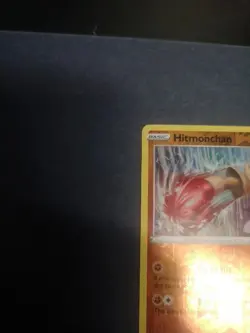 Evolving Skies #081/203 Hitmonchan Reverse Holo Pokemon Card With Mewtwo Sleeve - Image 3