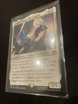 Magic the Gathering Final Fantasy Cloud Midgar Mercenary Card M0010-REGULAR - Image 4