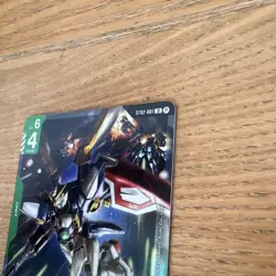 Gundam Card Game Wing Gundam LR Beta Version Near Mint - Image 4