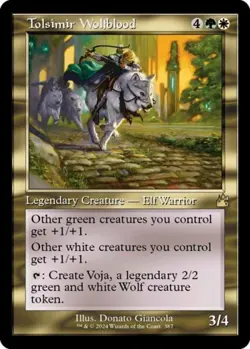 Tolsimir Wolfblood (Retro Frame) - Near Mint MTG Ravnica Remastered - Image 1