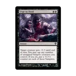 WOTC MtG Worldwake Urge to Feed (U) (Foil) NM - Image 1